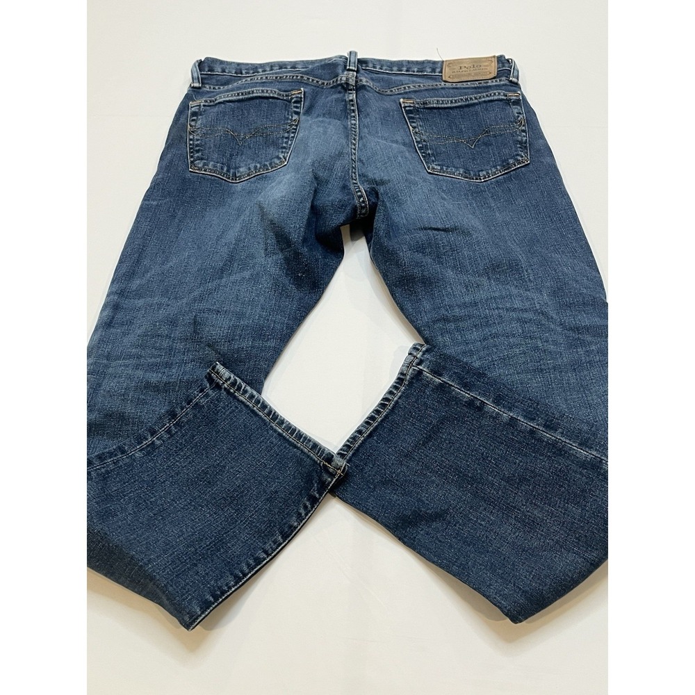 Polo Ralph Lauren Men's Varick Slim Denim Blue Jeans 34/30